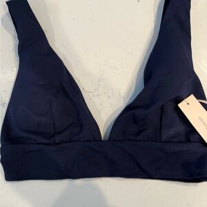 Eberjey Navy Blue  bikini top
NWT 
Size L